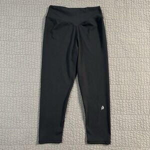 Ptula‎ Leggings Women XXXL Black 24" Inseam High Waisted Athleisure Workout Gym